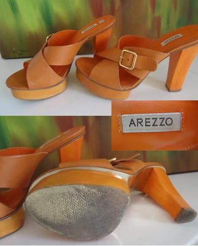 Sandália Arezzo Laranja