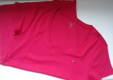 Camisa gola em V pink
