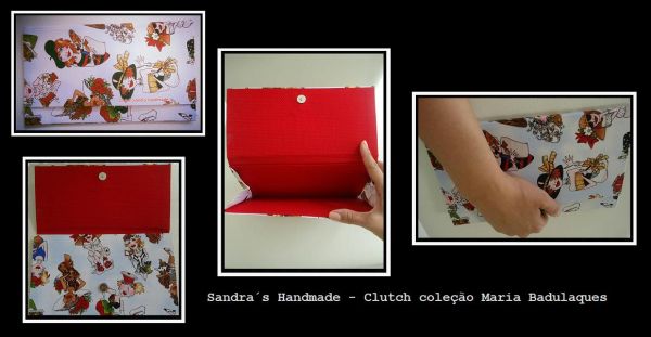 Clutch coleção Maria Badulaques
